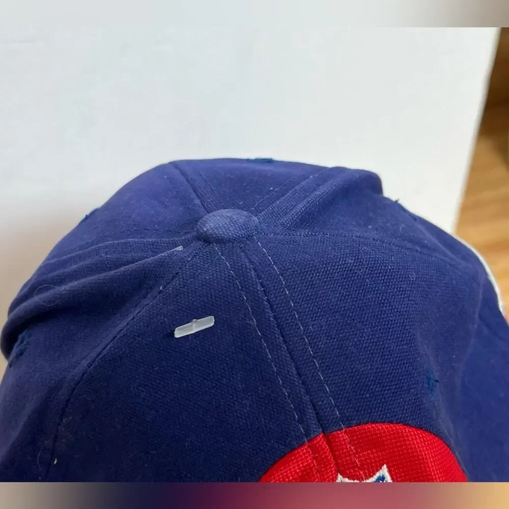 New York Giants Hat Reebok Pro Line Strap Back FDNY Raised Brim NFL Football VTG